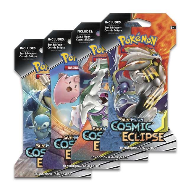 Pokemon Sun & Moon: Cosmic Eclipse Sleeved Booster Pack (24 packs a lot)