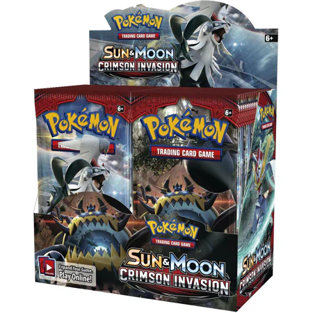 Pokémon Sun & Moon Crimson Invasion Booster Sealed Box