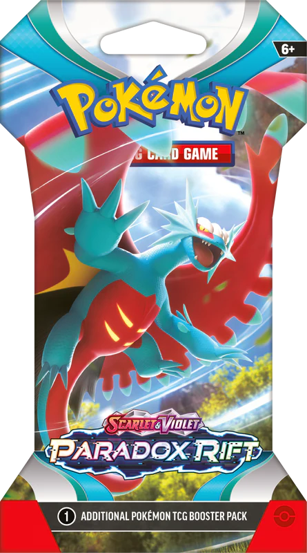 Pokemon Sv4 Paradox Rift Sleeved Pack (12 packs a lot)