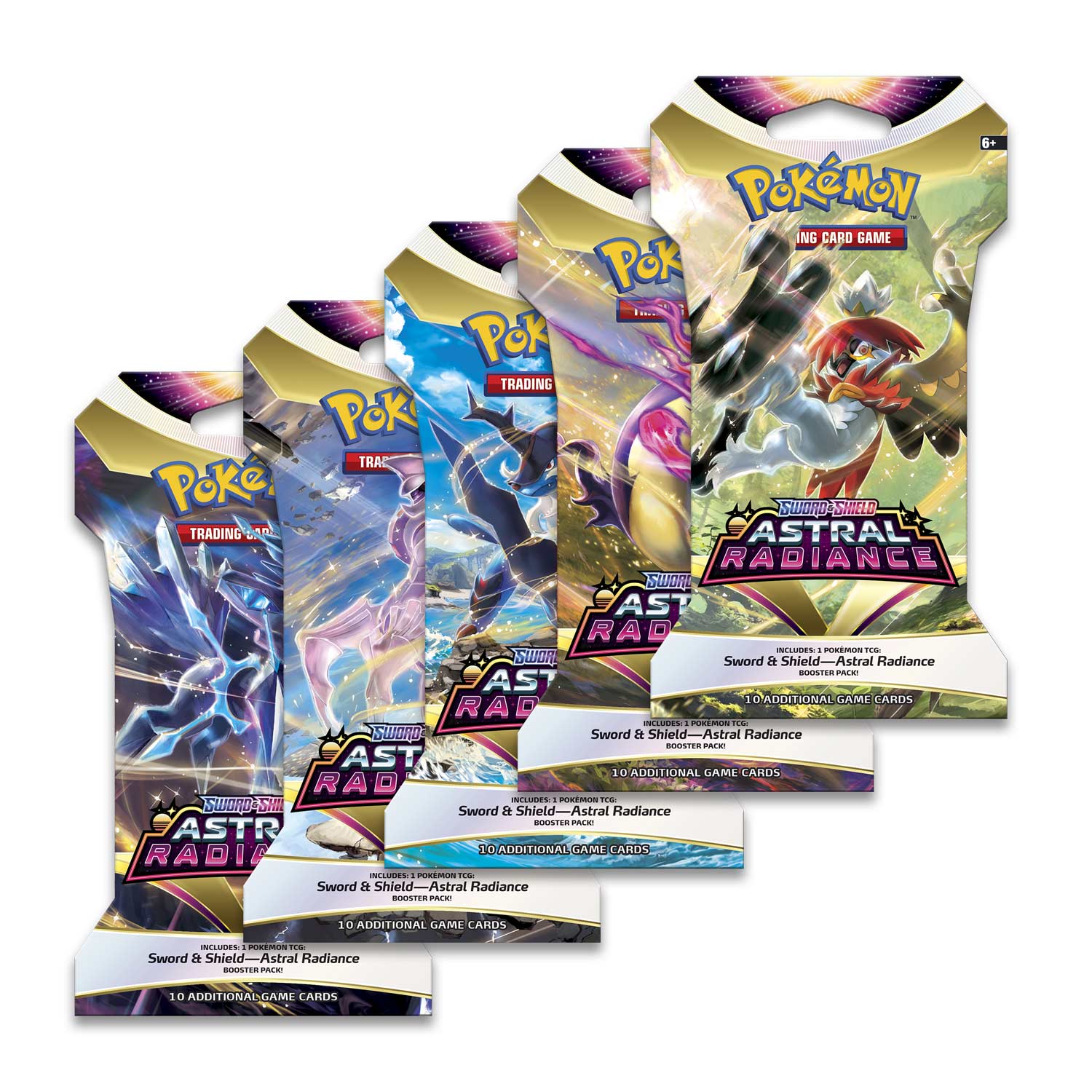 Pokemon Sword & Shield Astral Radiance Sleeved Booster Pack (12 packs a lot)