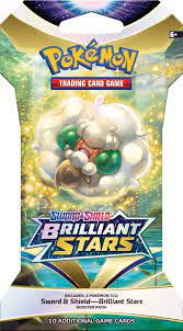 Pokemon Sword & Shield Brilliant Stars Sleeved Booster Pack (24 packs a lot) - Image 2