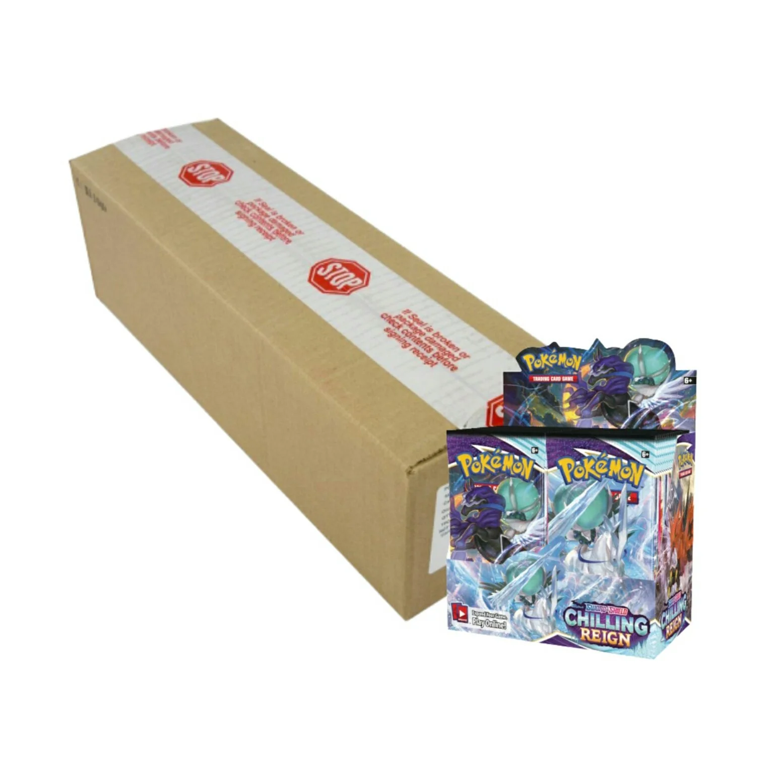 Pokemon Sword & Shield Chilling Reign Booster Box Case (Case of 6 Boxes)