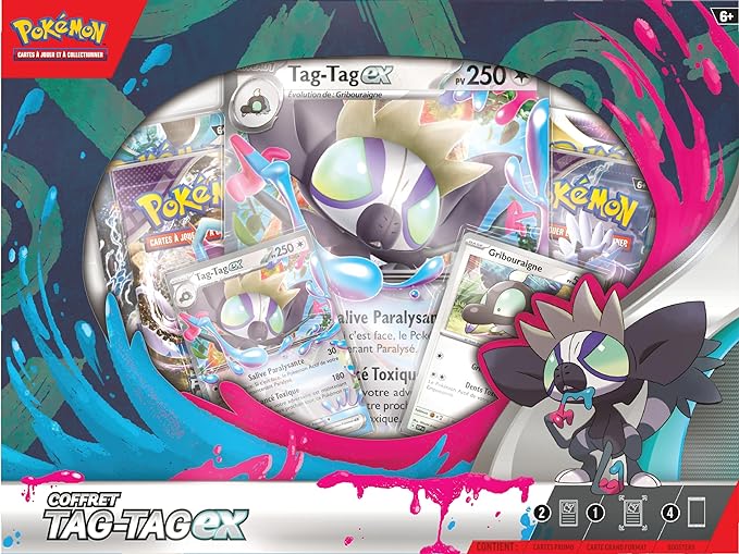 Pokemon Tag-Tag EX Boîte
