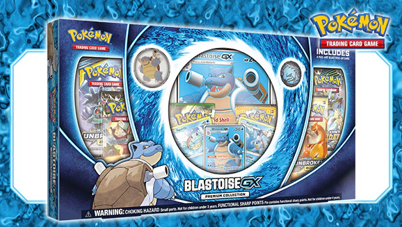Pokémon TCG Blastoise-GX Premium Collection Box