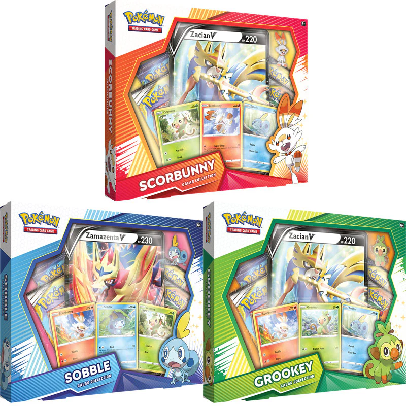 Pokémon TCG Galar Collection Set of three Box