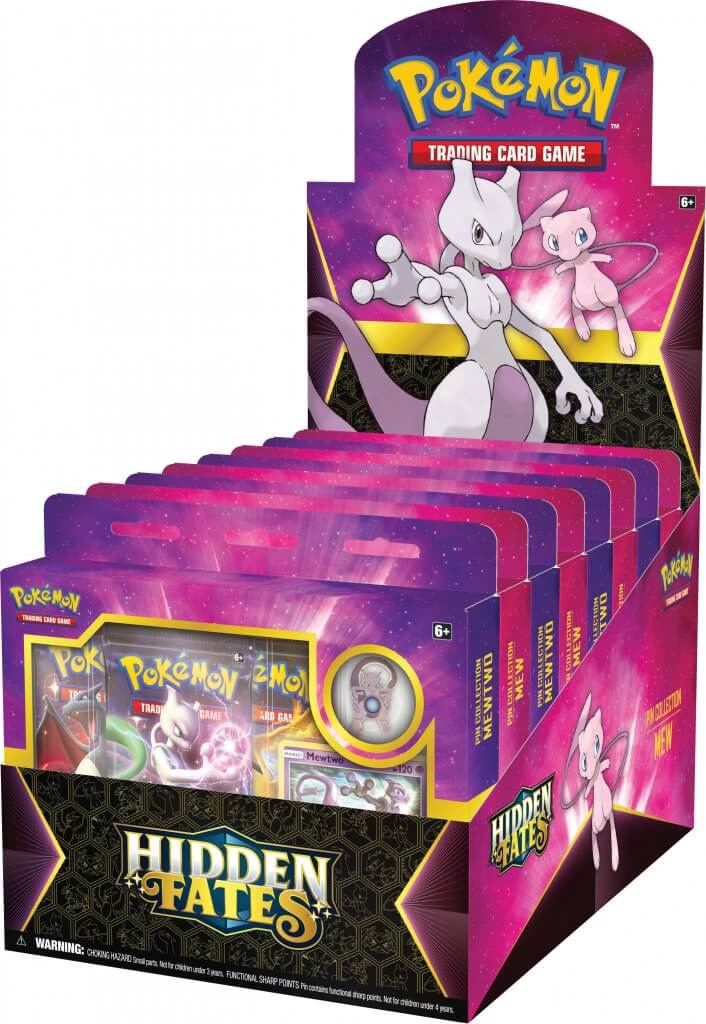 Pokémon TCG: Hidden Fates Pin Collection Mewtwo Box