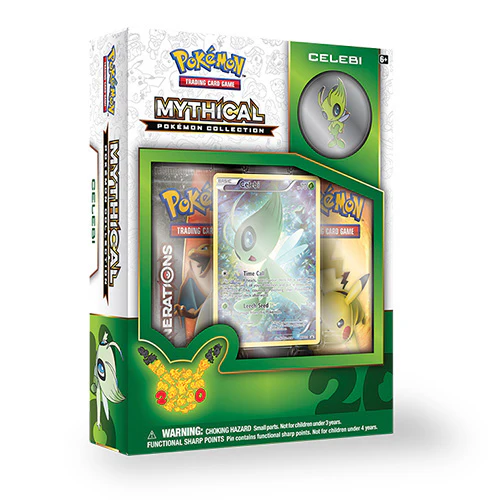 Pokémon TCG: Mythical Celebi Pin Collection Box