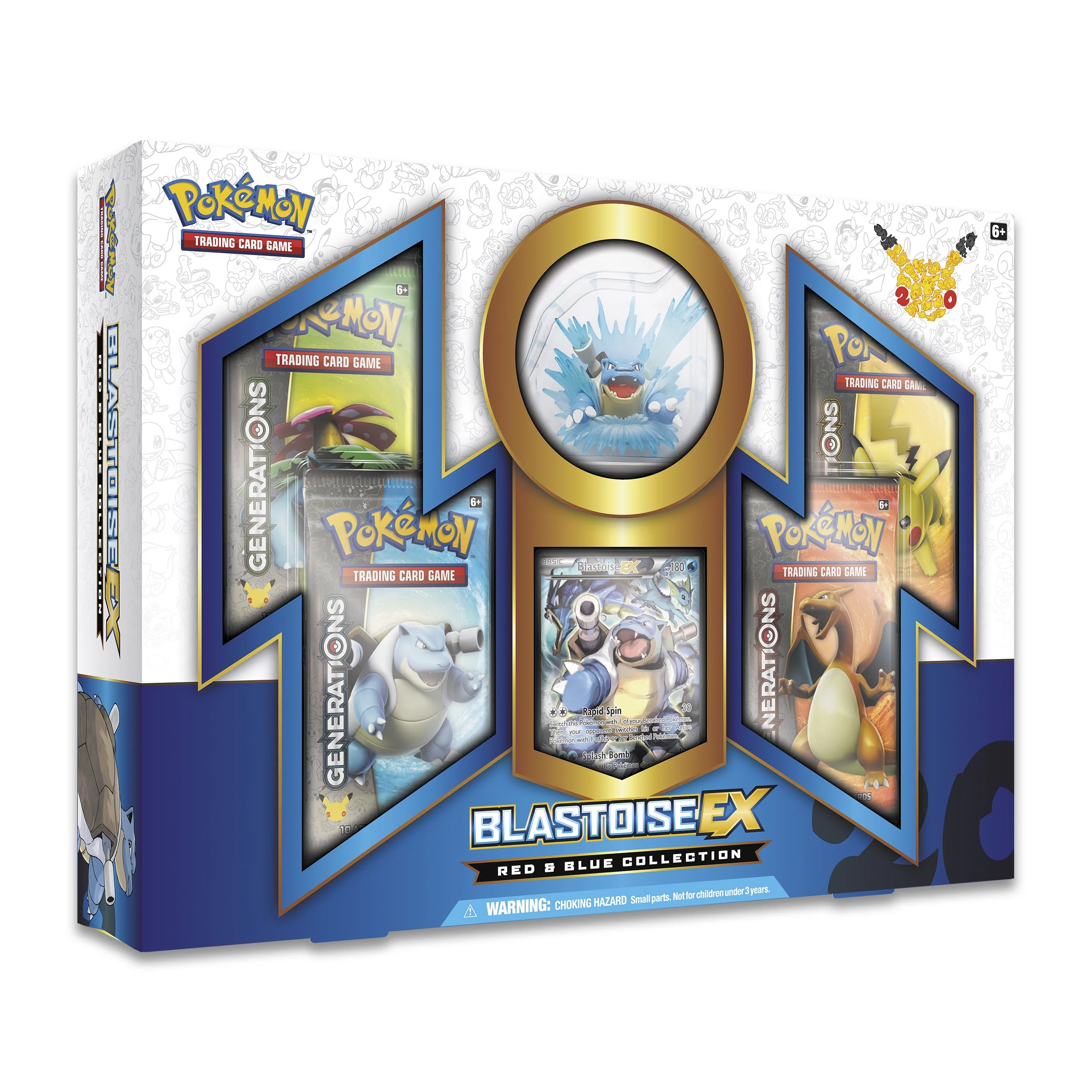 Pokemon TCG Red and Blue Collection Blastoise EX Box