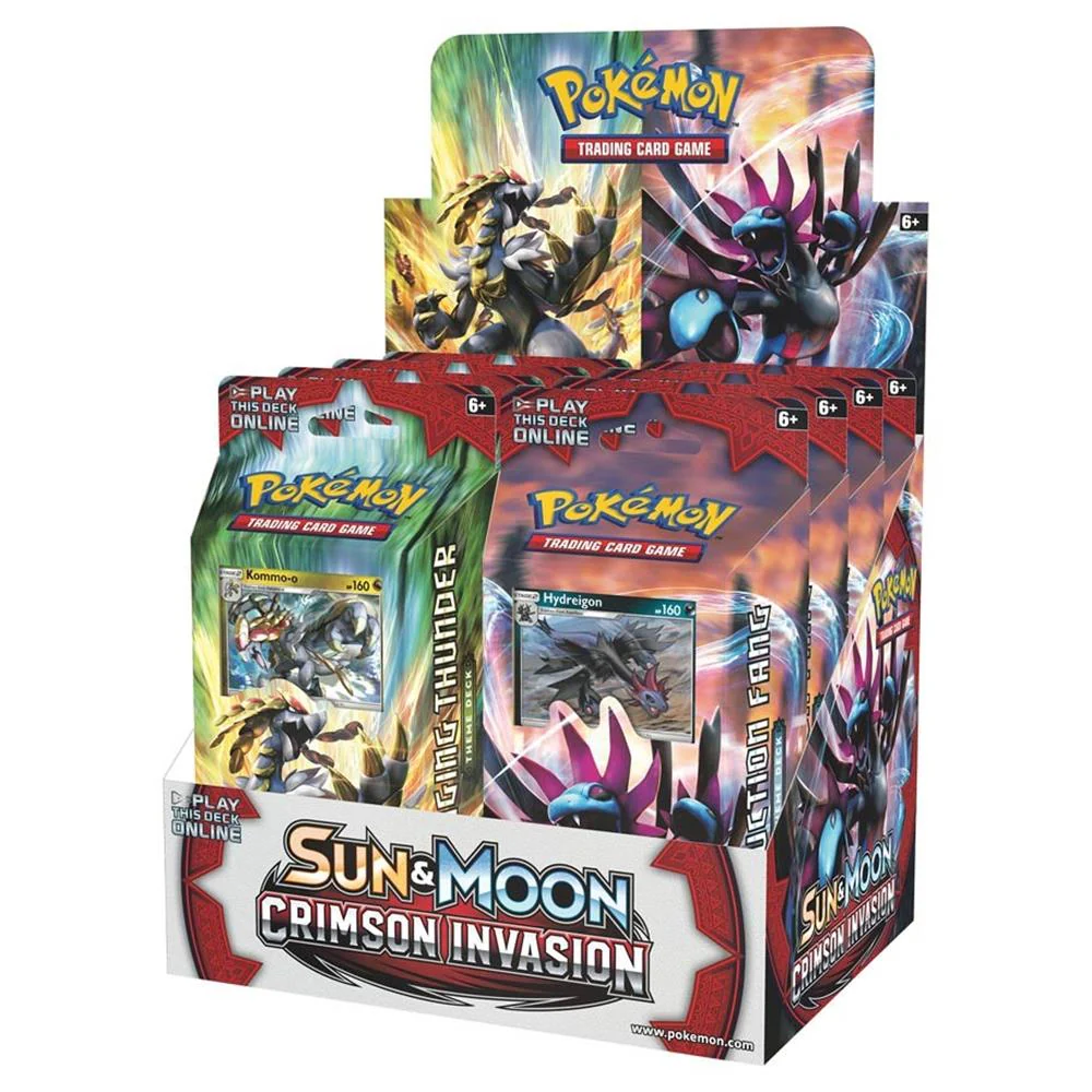 Pokémon TCG SM4: Crimson Invasion Theme Decks