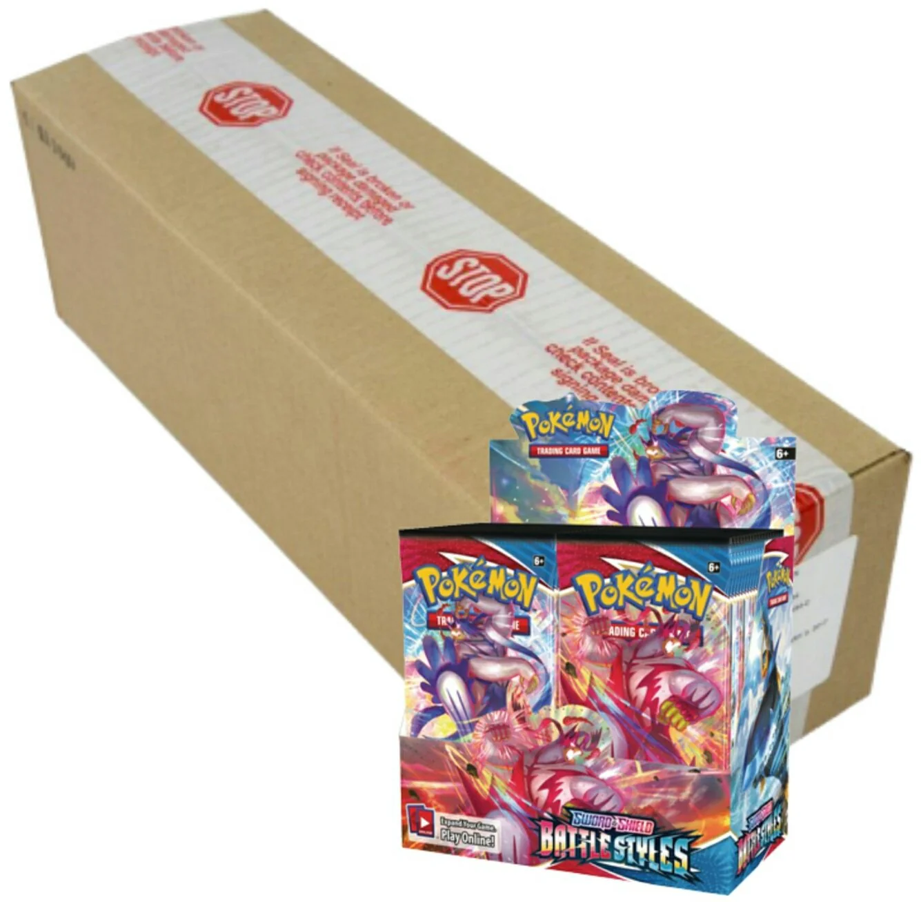 Pokémon TCG: Sword & Shield Battle Styles Booster Box Case (Case of 6 Boxes)