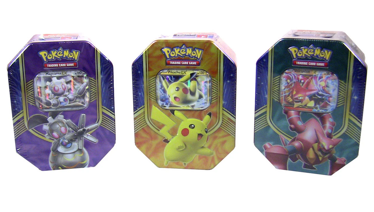 Pokemon Tin Pikachu Fall Hart 2016 (Set of 3)