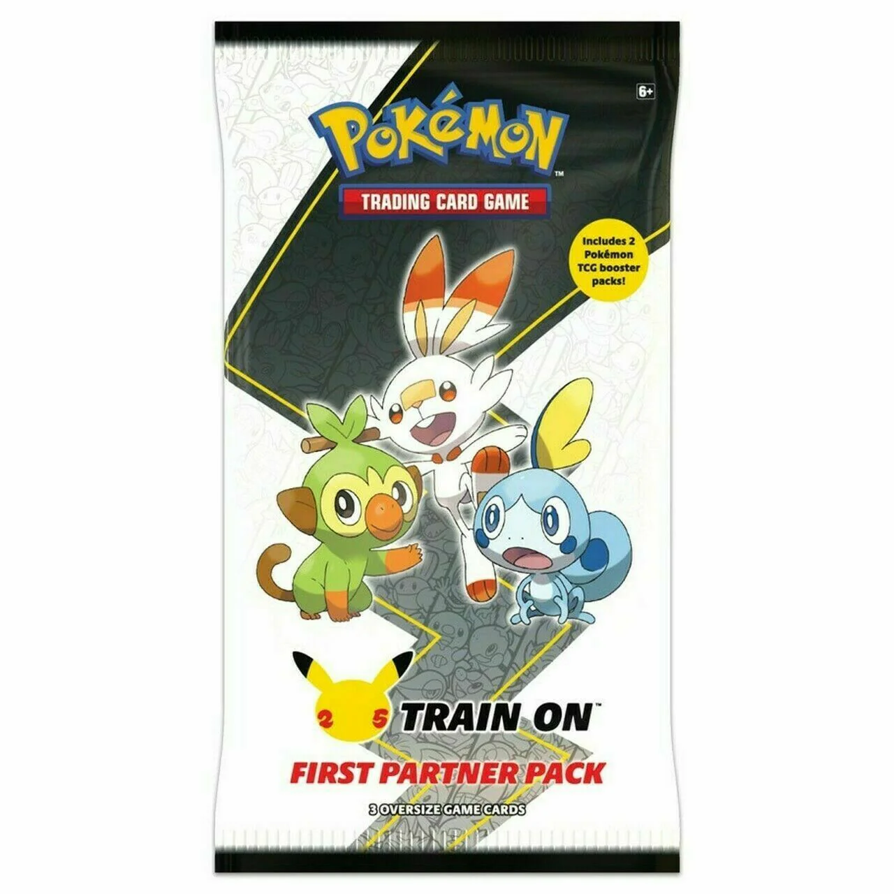 Pokemon Train On First Partner Pack- 25th Anniversary