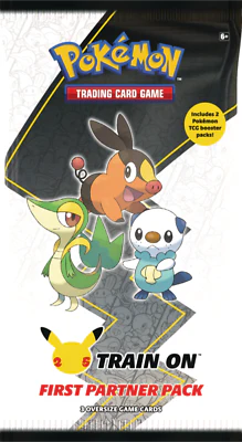 Pokemon Train On First Partner Pack- 25th Anniversary June (Unova)