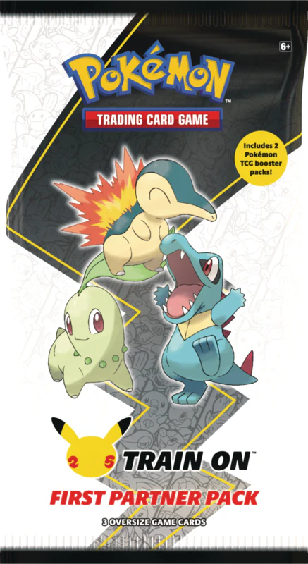 Pokemon Train On First Partner Pack- 25th Anniversary September(Johto)