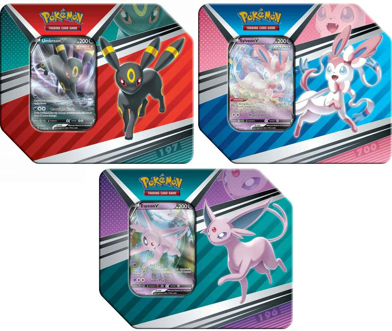 Pokemon V Heroes Tin (Set of 3)