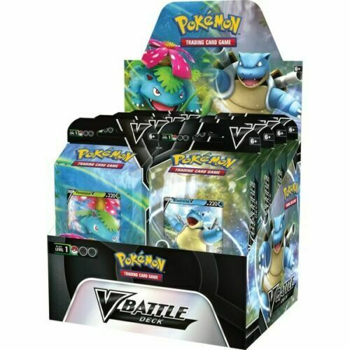 Pokemon Venusaur/ Blastoise V Battle Theme Deck (8 Mini Boxes)