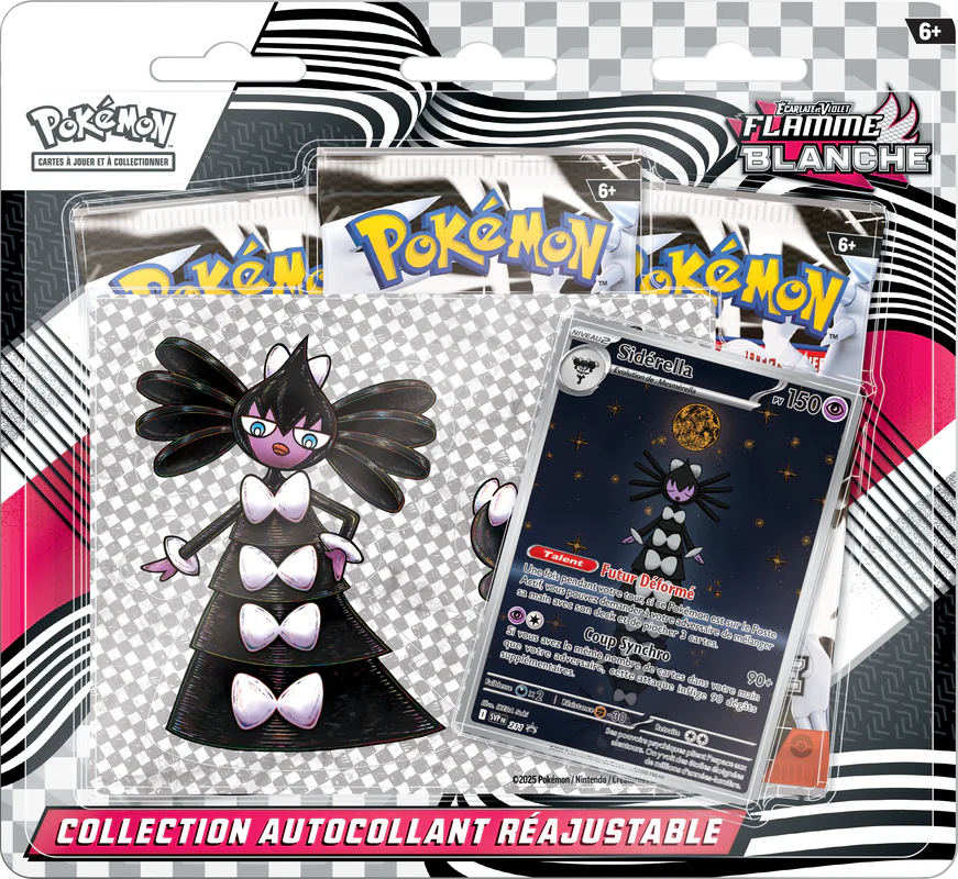 Pokemon White Flare Tech Sticker Collection Blister (French)