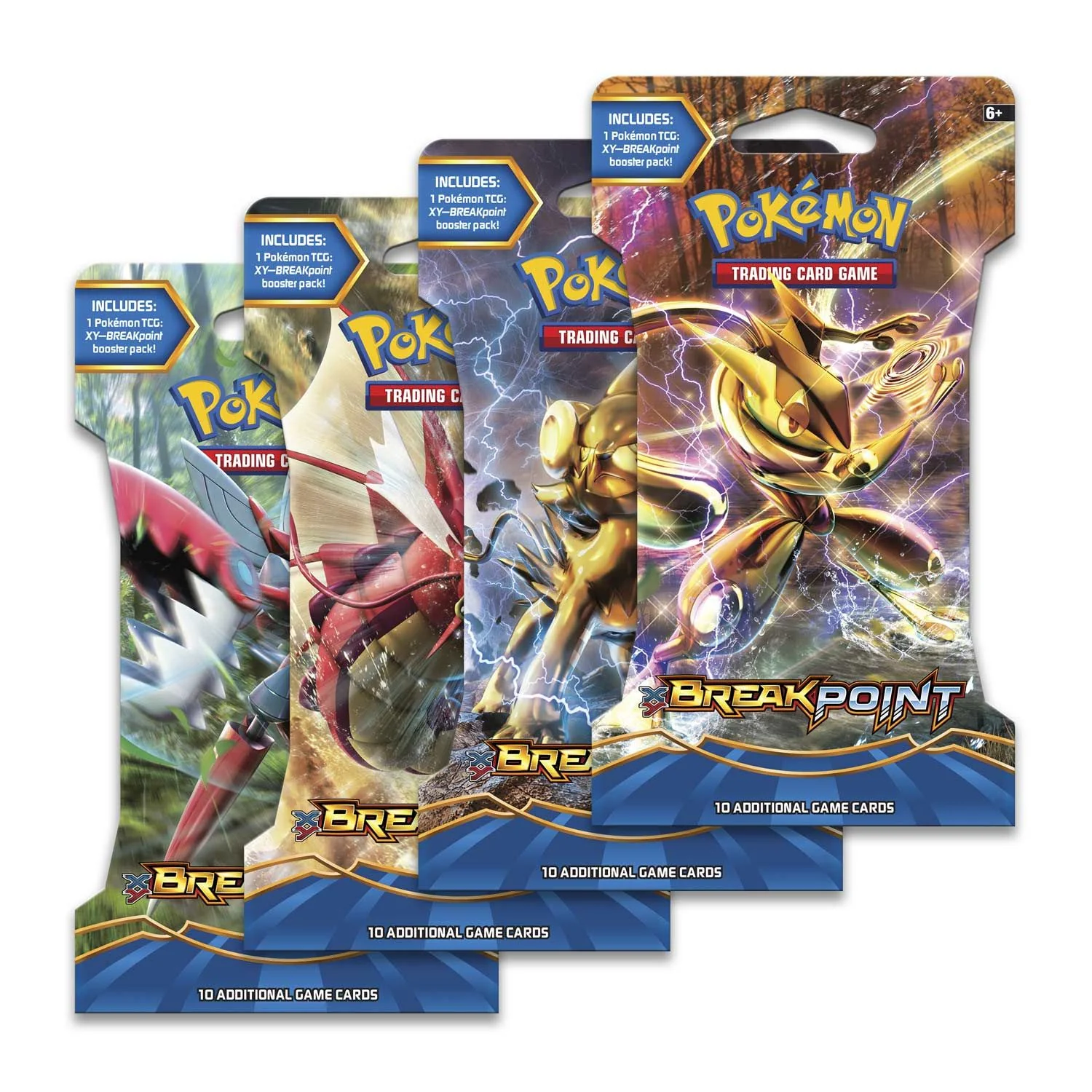 Pokemon XY Break Point Sleeved Booster Pack (12 packs a lot)