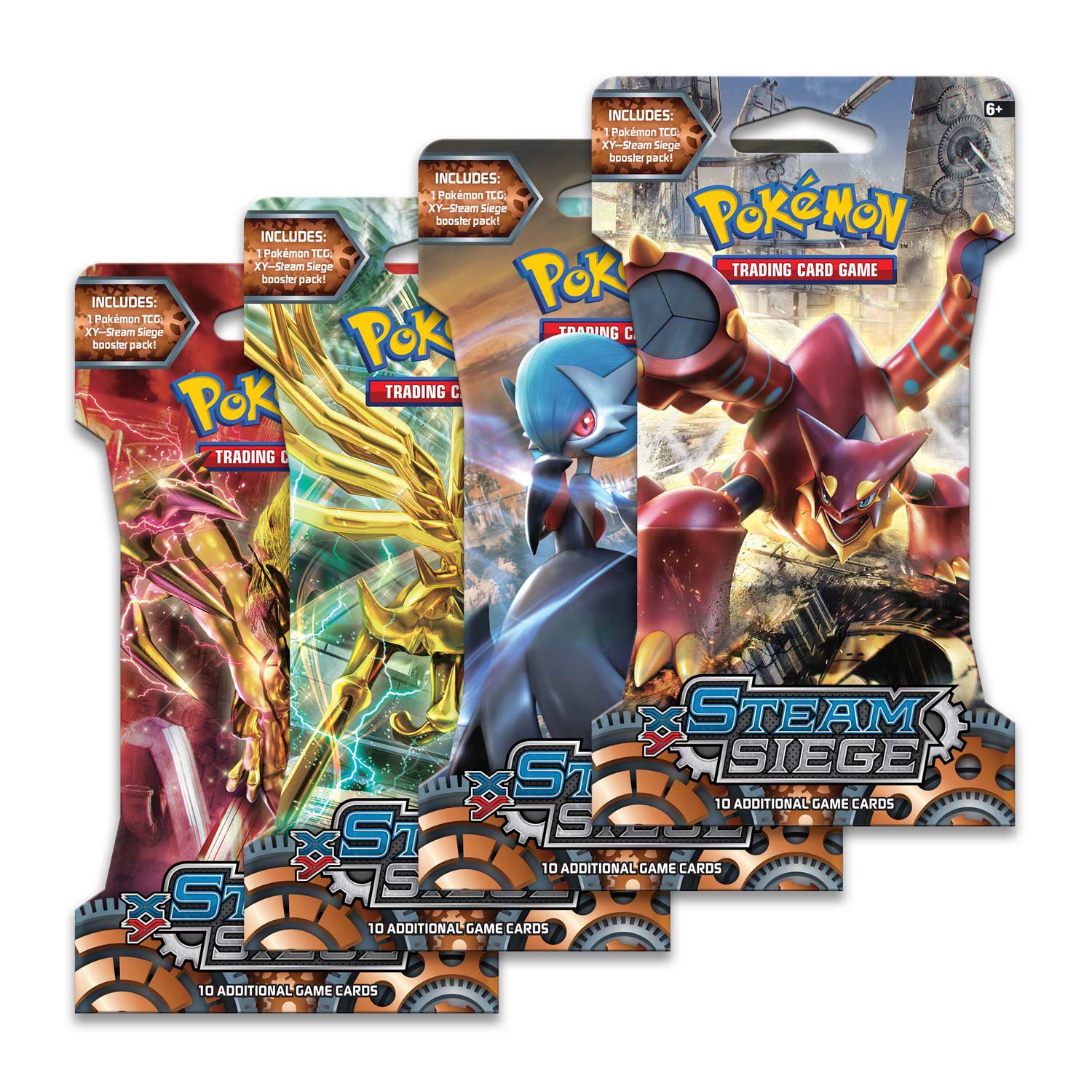 Pokemon XY-Steam Siege Sleeved Booster Pack (24 packs a lot)
