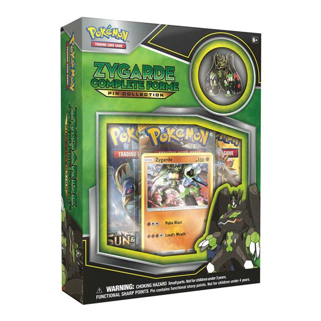 Pokemon Zygarde  Pin Collection Box
