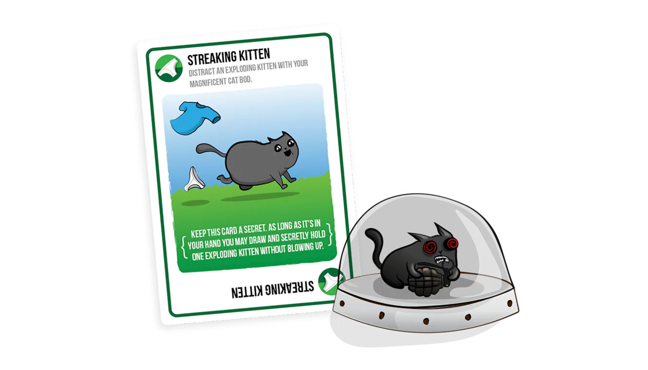 Streaking Kittens: Exploding Kittens Card Game Expansion Pack - Image 3