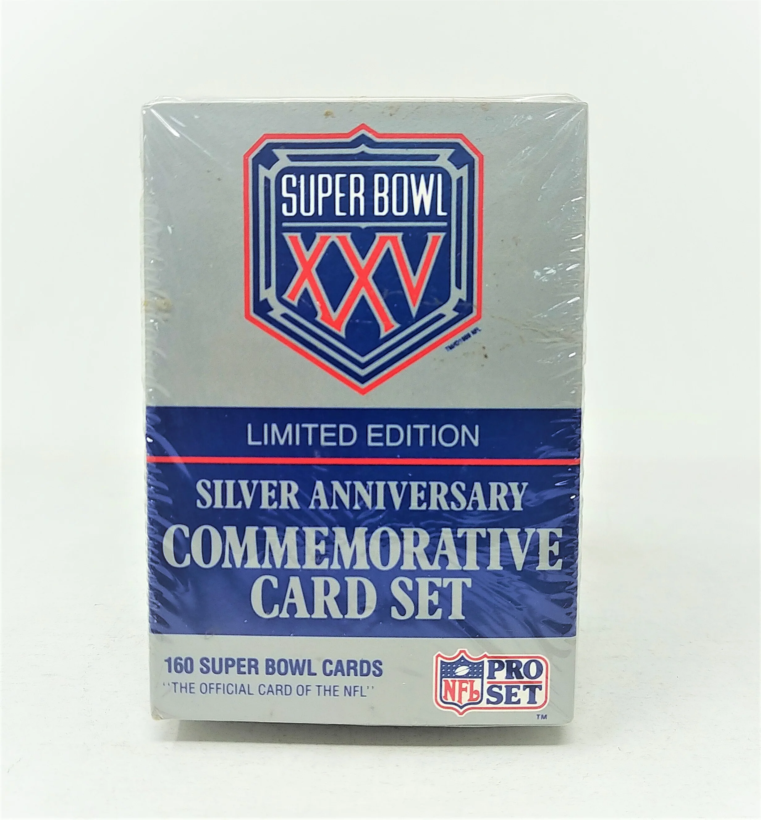 Super Bowl XXV Limited Edition Silver Anniversary Commemorative Card Set