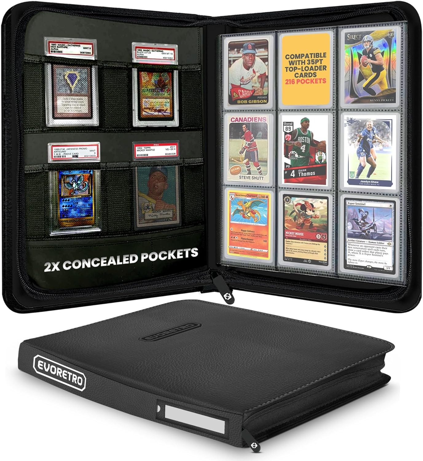 Toploader Binder 3X3 216 Card Holder (Oversize Item)