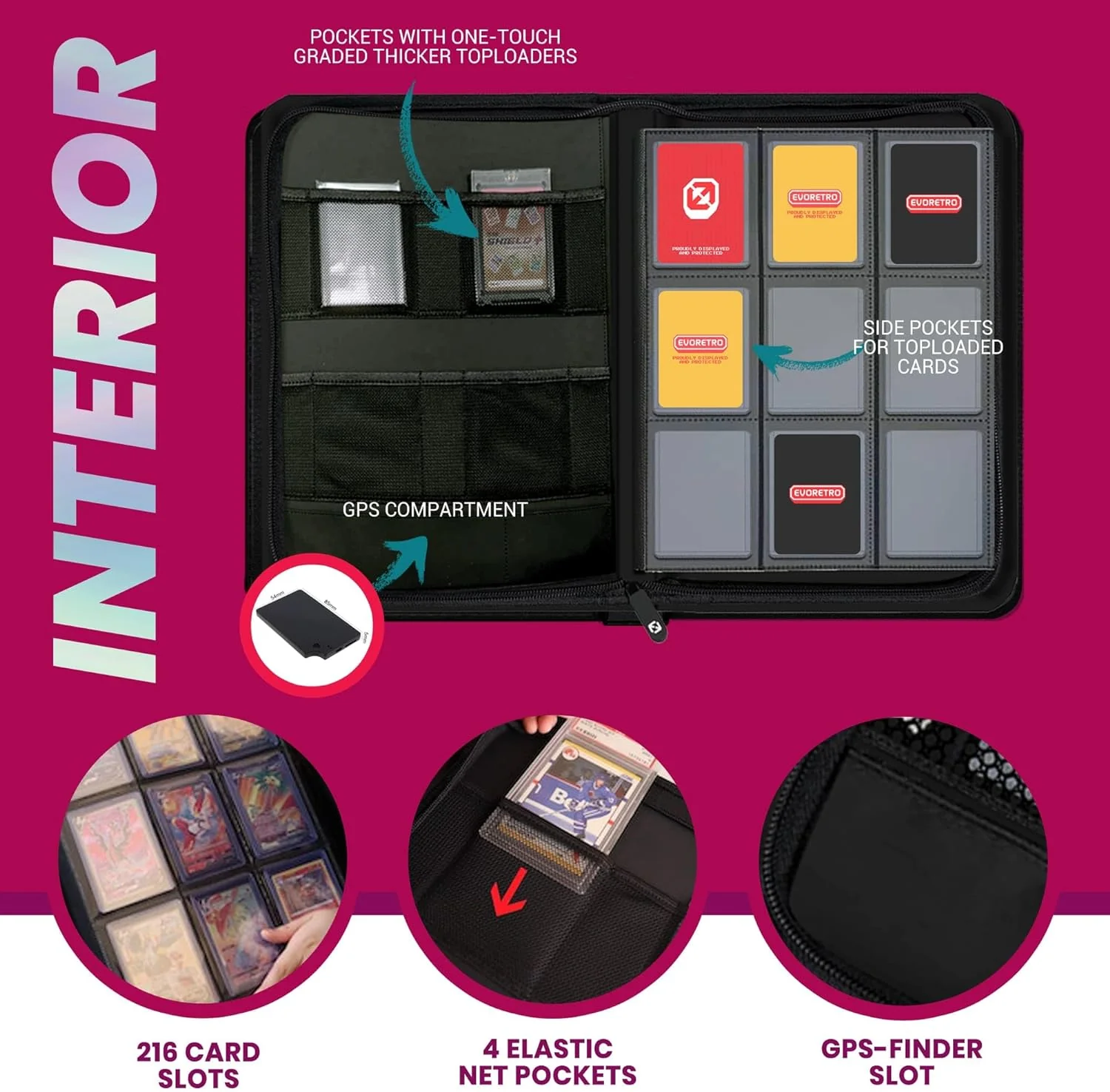 Toploader Binder 3X3 216 Card Holder (Oversize Item) - Image 2