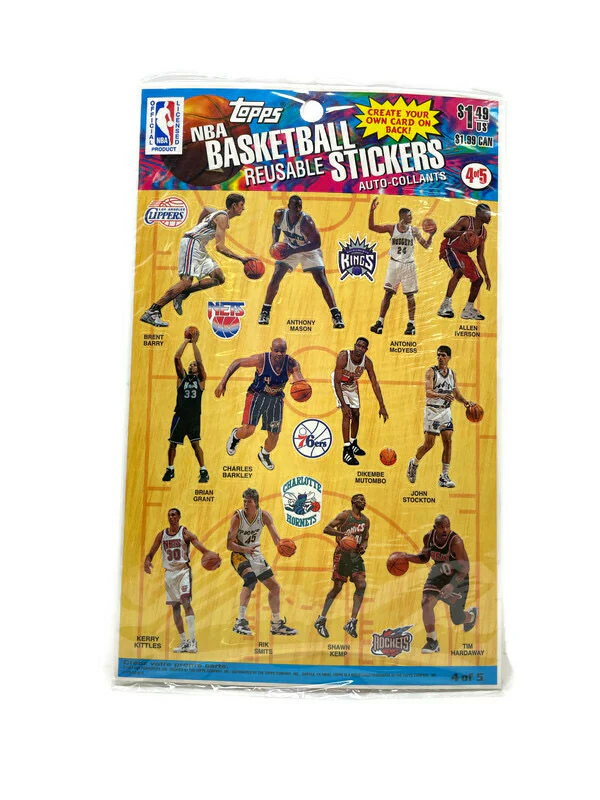 Topps NBA Basketball Reusable Stickers - Image 4