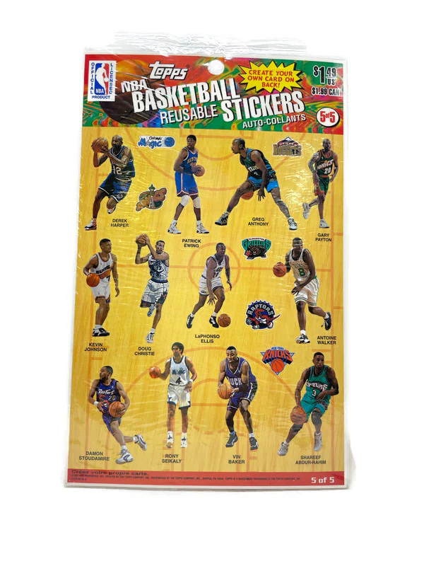 Topps NBA Basketball Reusable Stickers - Image 5