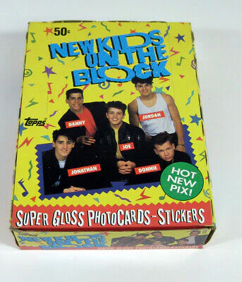 Topps NEW KIDS ON THE BLOCK 1989 (36 Count Wax Packs) - Image 3