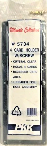 Ultimate Collection 4 Card Holder With Screws #5734  (Lot of 2)