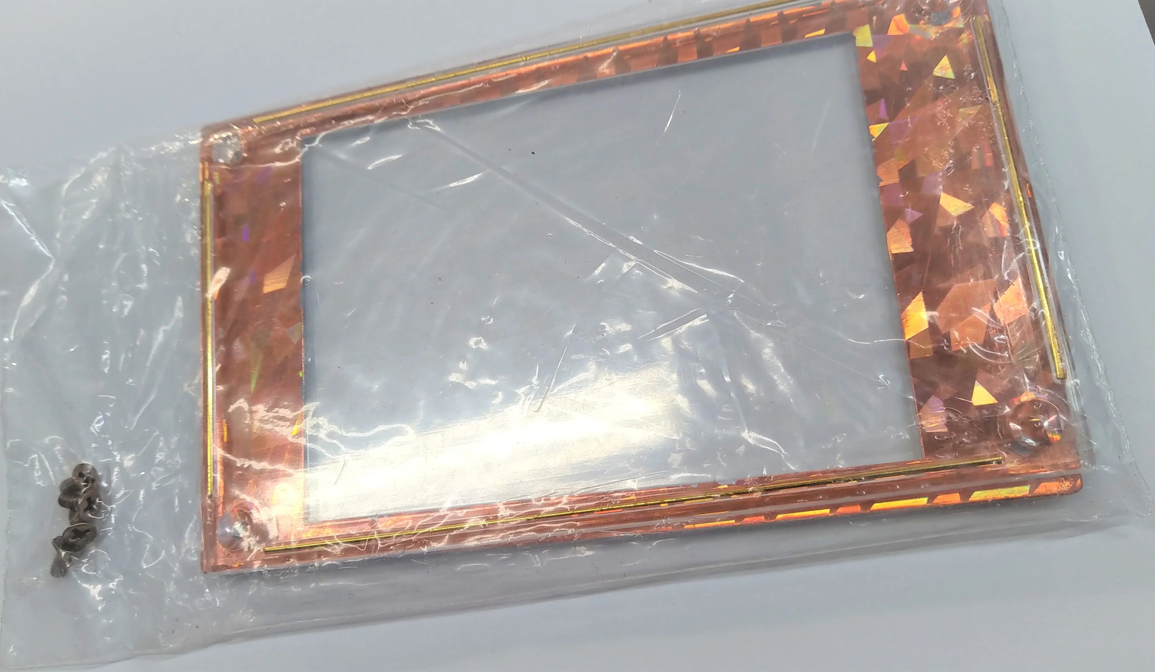 Ultimate Collection Single Card Holder with 4 Screws-Colored Border (Lot of 4) - Image 2