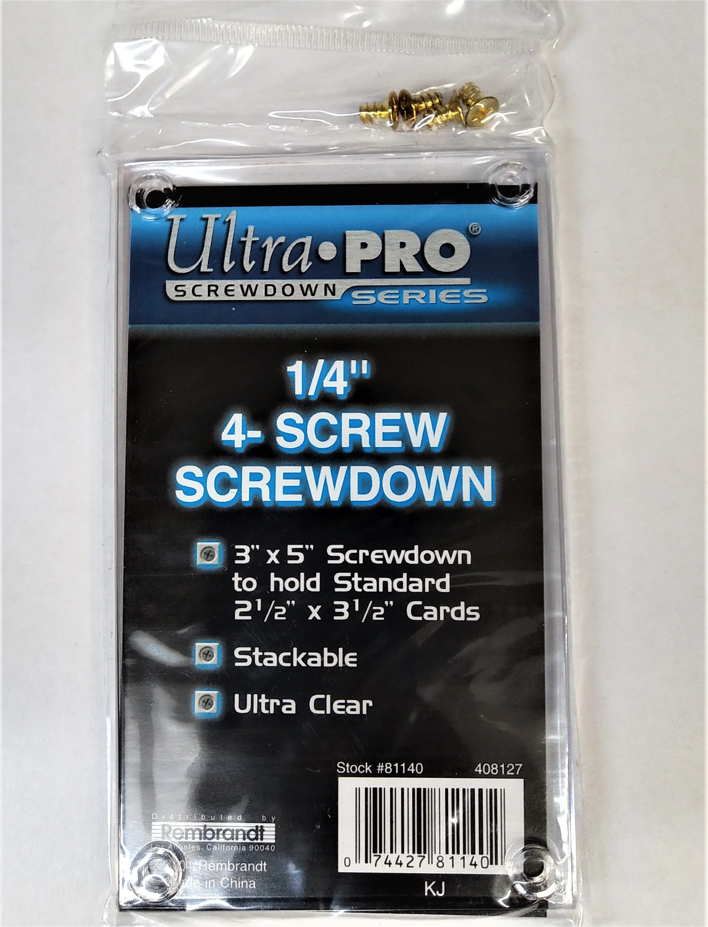 Ultra Pro 1/4" 4-Screw ScrewDown 3" x 5" (Lot of 5)