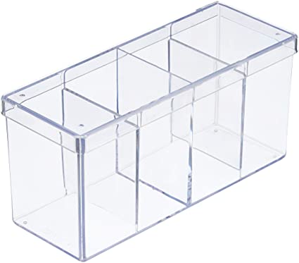 Ultra Pro 2-Piece Four Compartment Clear Card Box - Image 2
