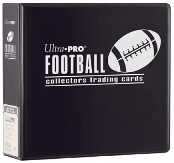 Ultra Pro 3" Football Card Collectors Album Binder (Black)