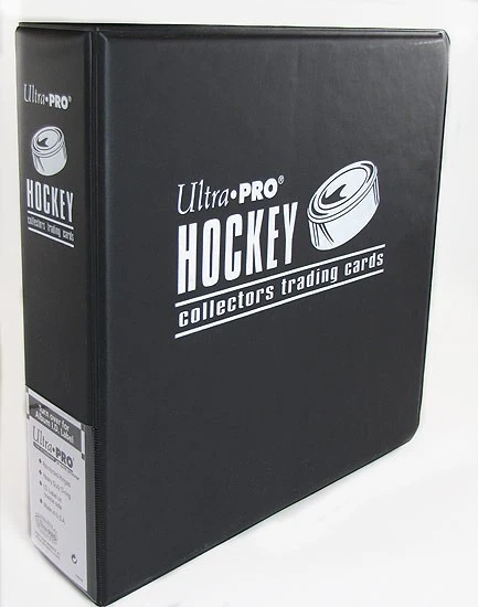 Ultra Pro 3" Hockey Card Collectors Album Binder (Black)