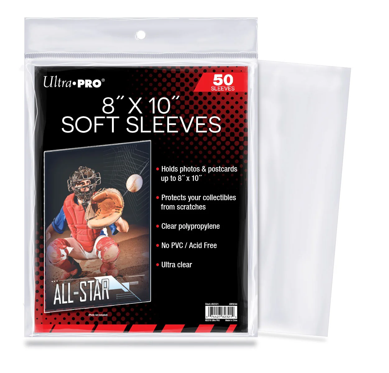 Ultra Pro 8" X 10" Soft Sleeves (Lot of 2)