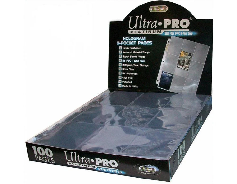 Ultra Pro 9-Pocket Platinum Page for Standard Size Cards Case (Case of 10 Boxes) - Image 3