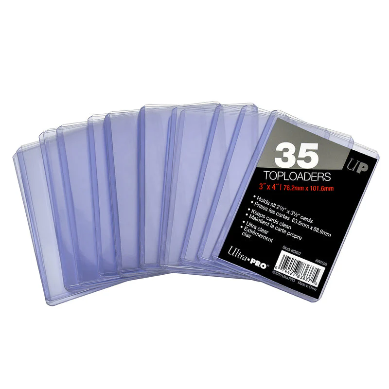 Ultra Pro Regular Toploader 3" x 4"( 35ct) (Lot of 2) - Image 2