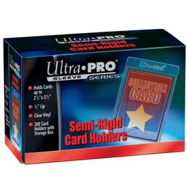 Ultra Pro Semi-Rigid Card Holders 200ct