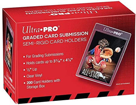 Ultra Pro Semi Rigid Graded Submission Card Holder- 200ct
