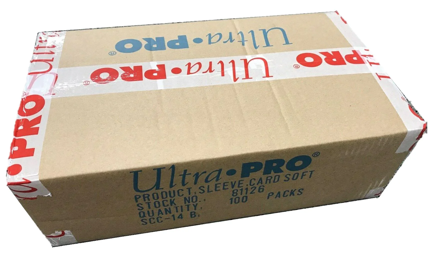 Ultra Pro Soft Card Sleeves 2 5/8" x 3 5/8" Case (Case of 100 Packs)