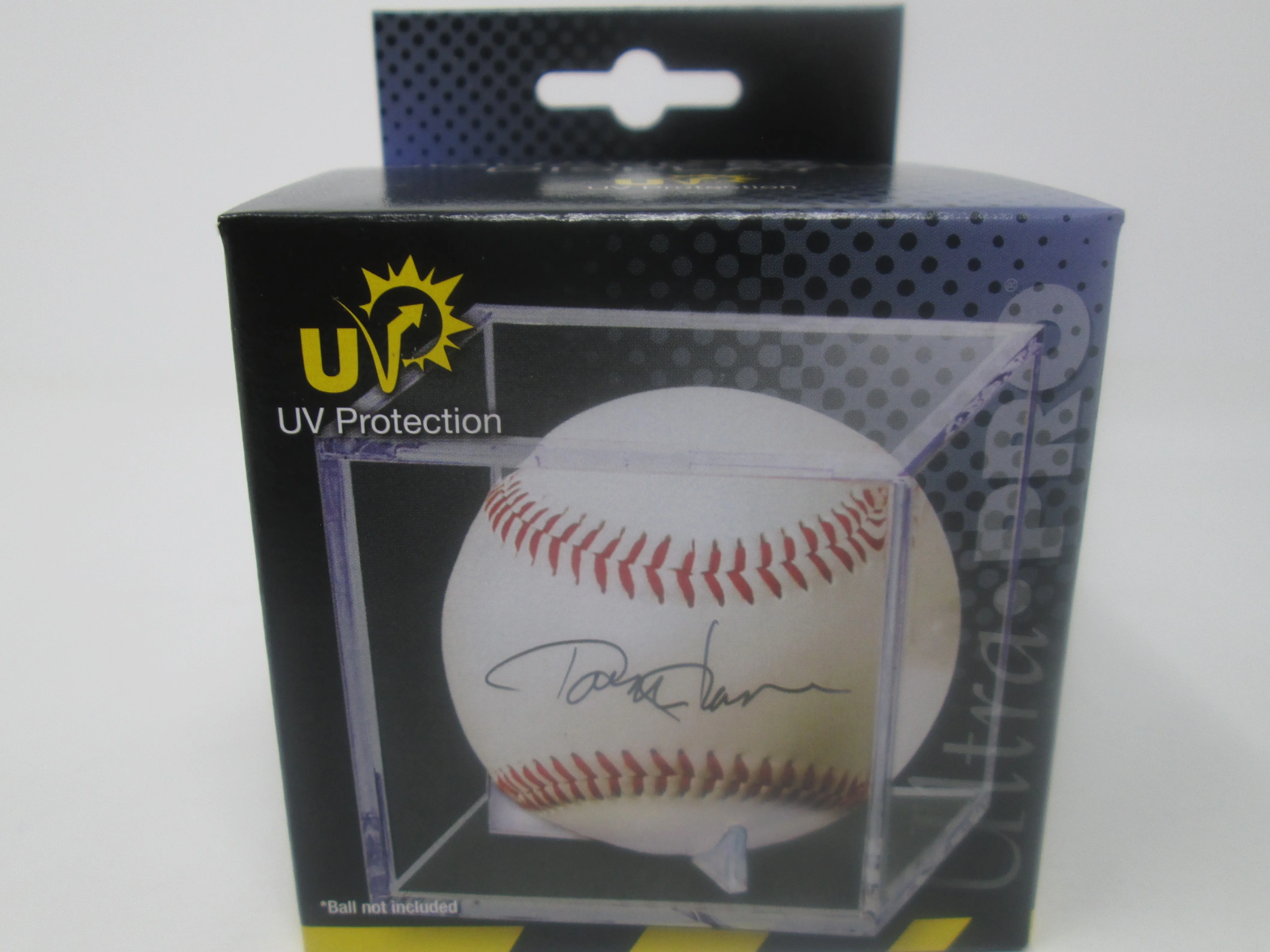 Ultra Pro Square Ball Display Box Ultra Clear with Built-In Ball Cradle and UV Protection
