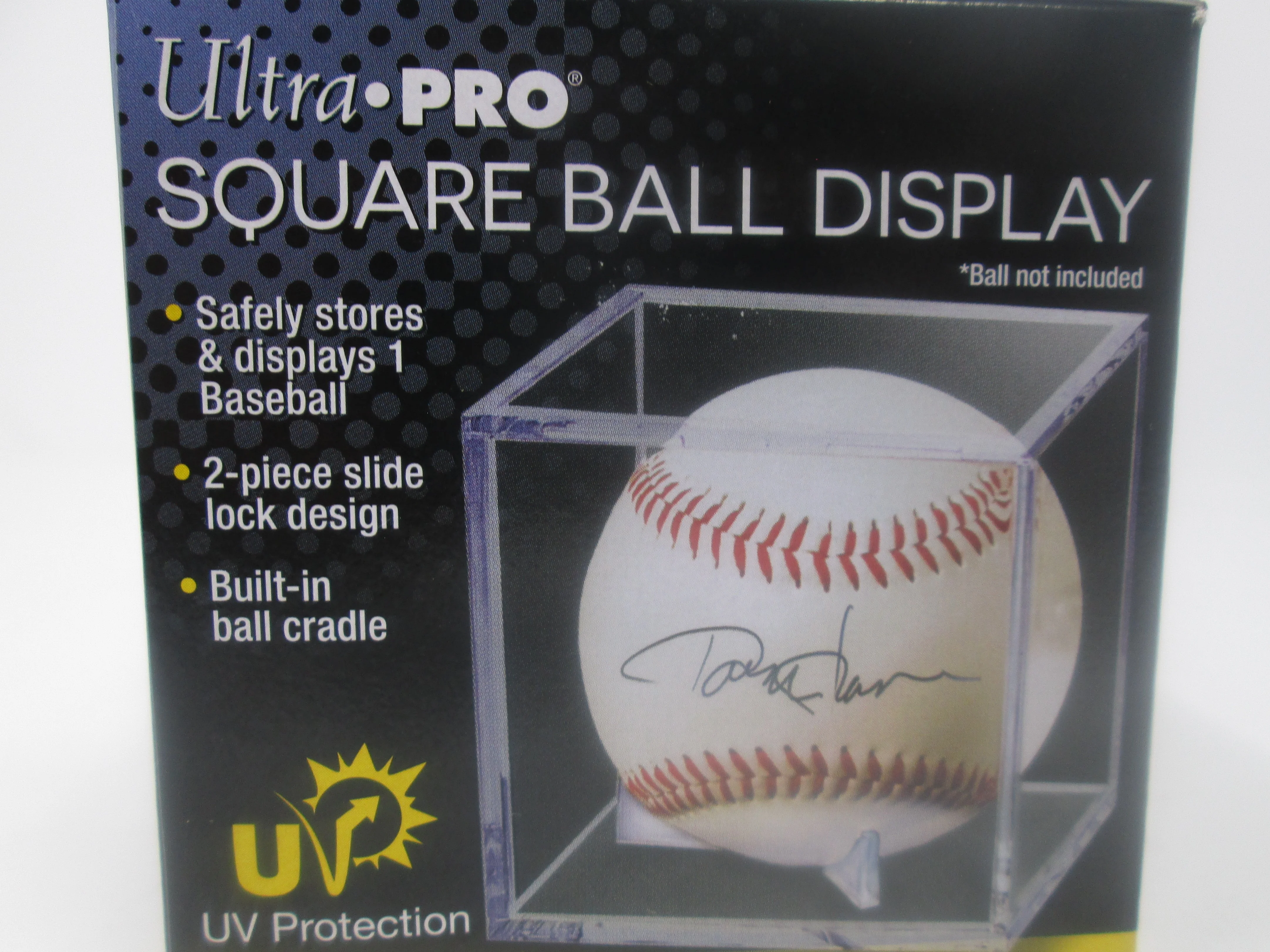 Ultra Pro Square Ball Display Box Ultra Clear with Built-In Ball Cradle and UV Protection - Image 4
