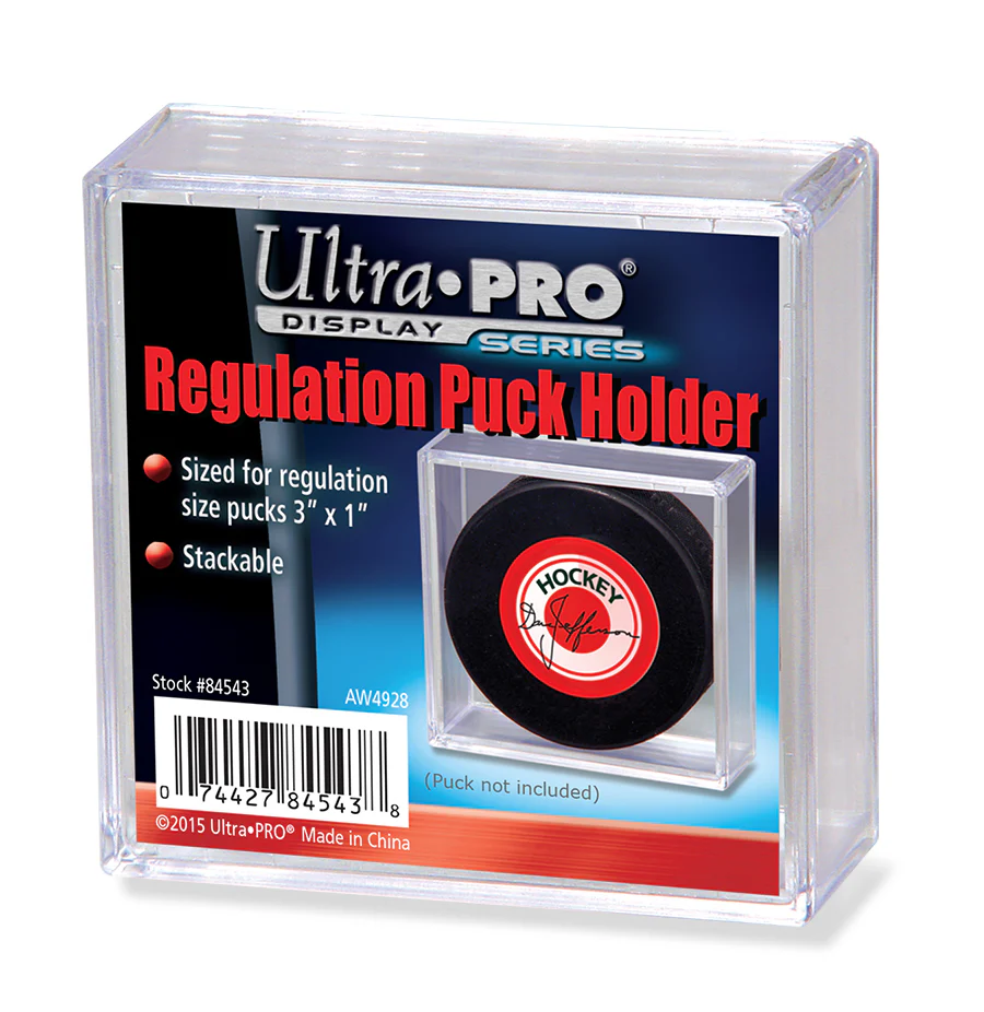 Ultra Pro Square Regulation Stackable Hockey Puck Holder (Lot of 2)