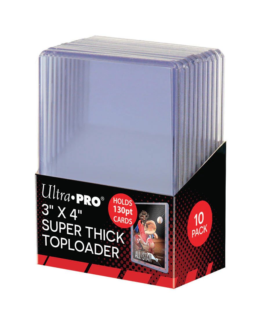 Ultra Pro Super Thick Toploaders 130pt. 3"x 4" (Lot of 2)