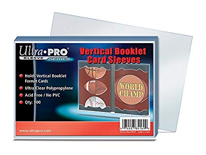 Ultra Pro Vertical Booklet Card Sleeves