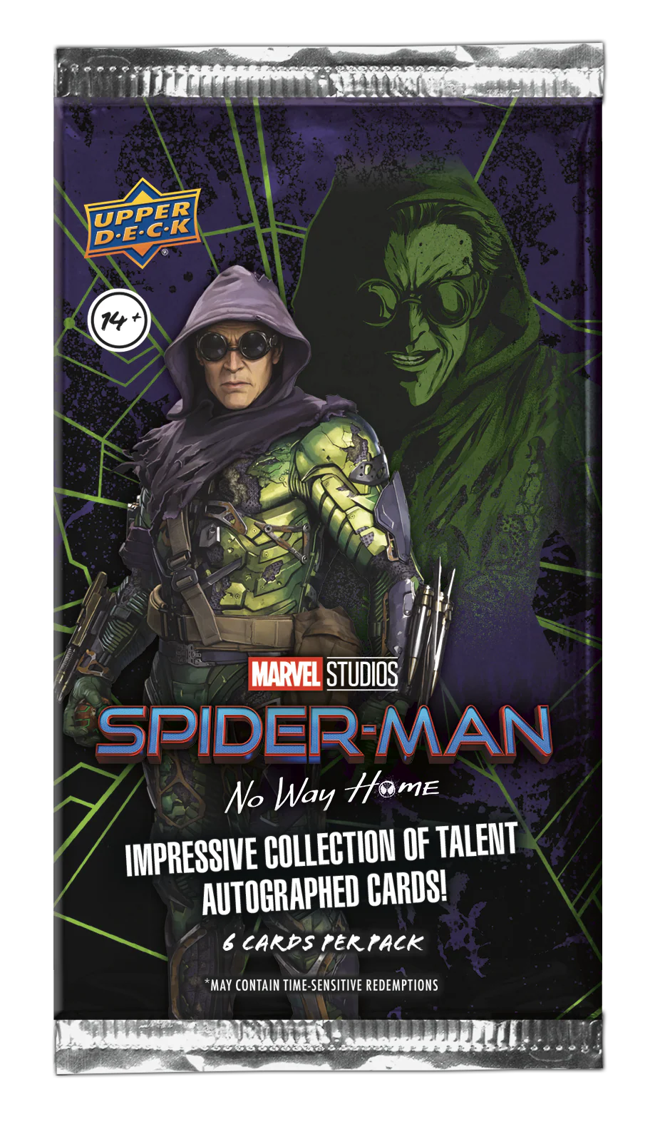 Upper Deck Marvel Studios Spider-Man No Way Home Hobby Box - Image 2