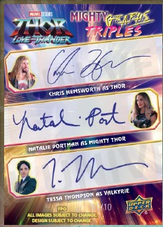 Upper Deck Marvel Studios Thor Love and Thunder Hobby Box - Image 2